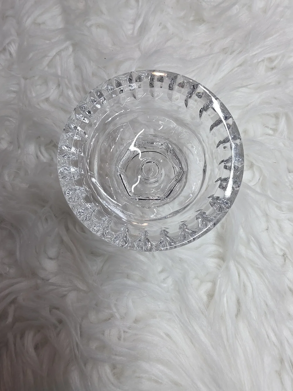 Clear Crystal Pedestal Bowl - Home Accents